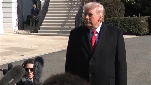 President Donald Trump says he's talking with Democrats about a looming partial government shutdown overland Homeland Security funding. | Brian Allen KSFY