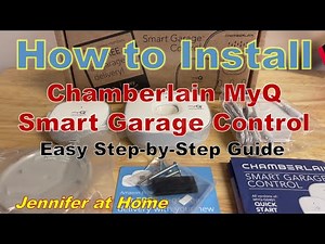 HOW TO INSTALL A CHAMBERLAIN MYQ SMART GARAGE CONTROL #easy Step-by-Step Guide #amazon #howto