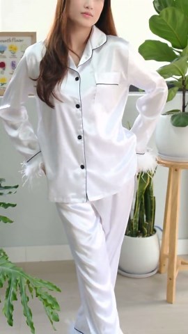 Custom Satin Bridesmaid Pajamas, Silk Bridal Party Pjs Set, Dusty Rose Sage Green Champagne Wedding Sleepwear, Personalized Maid of Honor - Etsy