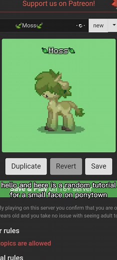 how to make a small face on ponytown 👨‍❤️‍💋‍👨👨‍❤️‍💋‍👨 i discovered this while messing around and im no gatekeeper so here || 2 posts in one day 😨😨 crazy #lgbtq #viral #fyp #fyppppppppppppppppppppppp #yippee #ponytown #ponytowngame #ponytownskin #ponytowntutorial #ponytowntut #dontflop