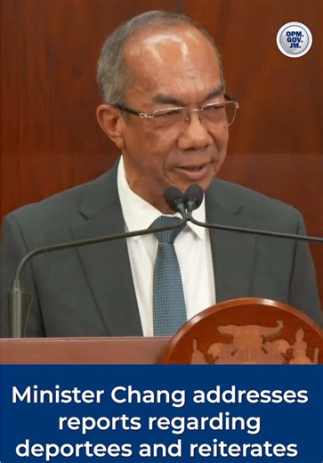 Minister of National Security, Dr. Horace Chang, has clarified that Jamaica is not accepting deportees from the United States unless they are Jamaican nationals. He emphasized that there is no agreement, arrangement, or ongoing discussion for Jamaica to receive foreign convicts, illegal immigrants, or deportees from the United States. Dr. Chang explained that Jamaica receives approximately 100 Jamaican deportees each month under long-standing arrangements managed by the Ministry of National Secu