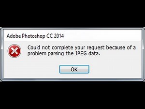 How To Fix Could NOT Complete Your Request Because Of A Problem Parsing The JPG Data