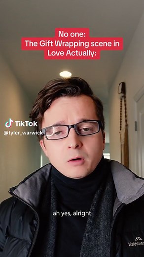 Hilarious Gift Wrapping Scene in Love Actually