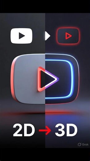 “2D ➡ 3D Logo Transformation 😍 | Free & Easy Method”#2Dto3D #viral