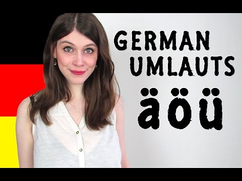 GERMAN UMLAUTS for Dummies - How To Pronounce Ä, Ö, Ü