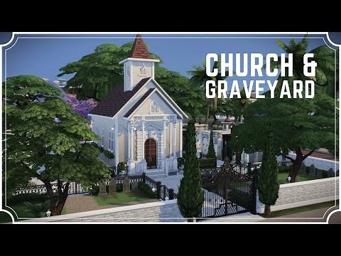 Church & Graveyard | Sims 4 Speed Build
