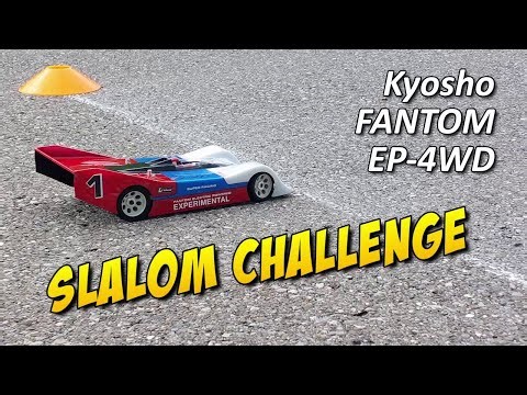 ⏱️ Kyosho FANTOM EP 4WD Slalom Challenge 🏁