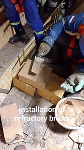 installation of refractory bricks #rellfyp | Diki Hermawan Reel