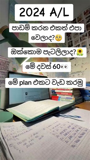 2024 A/L 60Day plan🌻🧡 ගෲප් එකට එන්න ඕනි අය වට්සප් එකෙන් මැසෙජ් එකක් දාන්න Tiktok එකෙන් ලින්ක් එක එවන්න නැ support කරන්නෙ නැ🍀#viral #treanding #study #fyp #fyp #fypppppppppppppp #timetable #exam