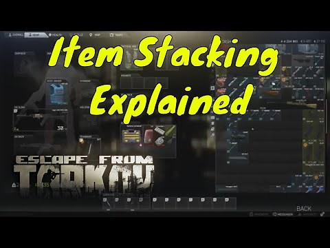 Escape From Tarkov - Item Stacking explained " How to put 6 Elcan scopes in a scav vest"