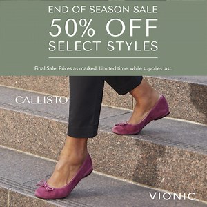 Save 50% on select styles. Vionic shoes feature an exclusive alignment technology to balance you from the ground up. | Vionic Shoes