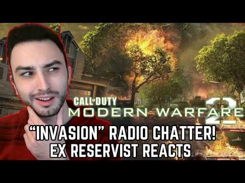 "INVASION" - Ex Reservist Reacts to MW2 "INVASION" Radio Chatter! (1)