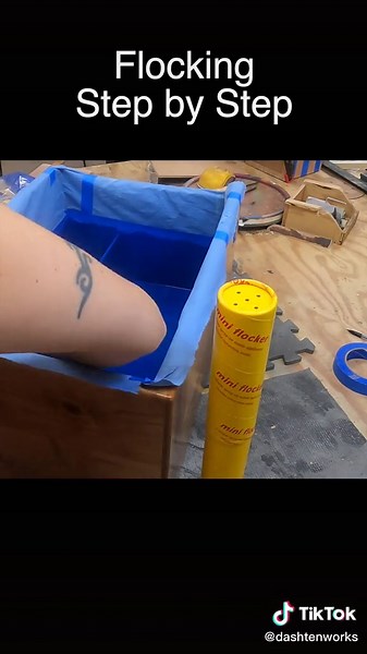 Step by step flocking #wood#woodworkingtips #wood #woodworkingtipsandtricks #flocking #diy #woodworkingproject