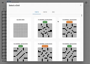 Crosswyrd: A Simple Crossword Constructor App
