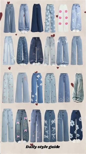 25 Cute & Trendy Jeans Every Girl Needs in 2026 👖💙 #Shorts #Fashion #BaggyJeans