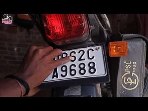 Bike Number Plate Frame Unboxing & Installation || IND Number Plate Frame Unboxing & Installation