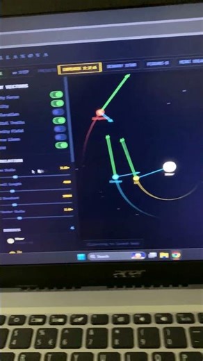 Live simulations of wormholes and black holes #universe #galaxy #wormhole