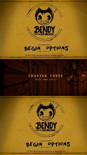 Bendy and the ink machine gameplay : chapter 3 part 1 #bendyandtheinkmachine #gameplay #fanart