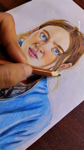 MAX Stranger Things🔥 Pencil Colour Sketch #shorts