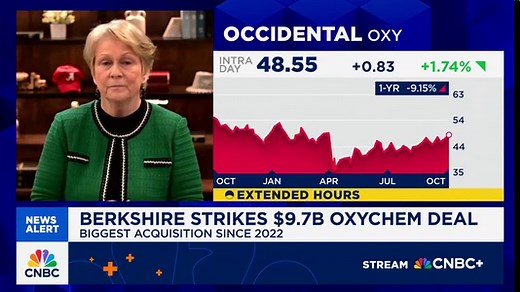 Occidental Petroleum CEO: $9.7B Berkshire-OxyChem deal brings forward value to our shareholders