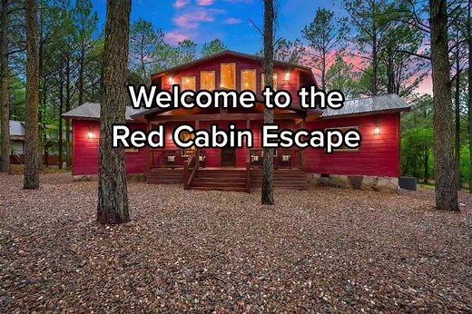 Red Cabin Escape in Broken Bow, Oklahoma