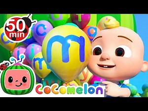 ABC Song With Balloons! | Learning Videos | Alphabet Balloons | Moonbug Kids After School Club