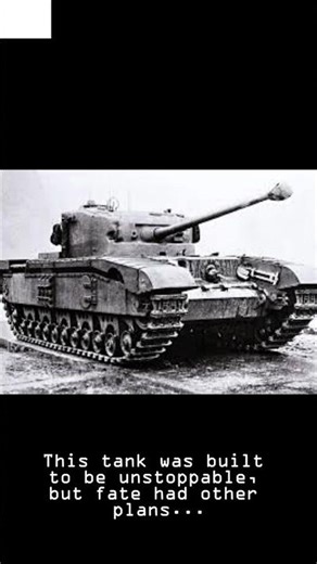 It Could Hunt Tigers... But Never Got The Chance... (Black Prince) #tanks #britain #ww2