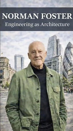 Norman Foster 🏗️⚙️ Engineering as Architecture