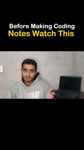 before making coding notes watch' this #coding #notes #programming