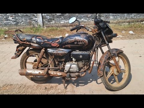 Splendor Motorcycle Lamination Modify || Splendor Bike Modification || Qamar Bike Restoration