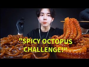"Eating Spicy Octopus | Extreme Seafood Mukbang!"