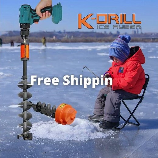 K-Drill 6.0, 7.5 Ice Fishing Hole Cutting Blade | Free Shipping*