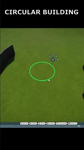 Planet Zoo Tips And Tricks - Circular Building | #shorts