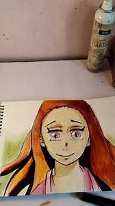 nezuko drawing #short #animegirldrawing #anime
