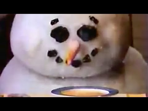 CAMPBELL'S SOUP - 1998 version of 1993 Snowman Christmas Commercial