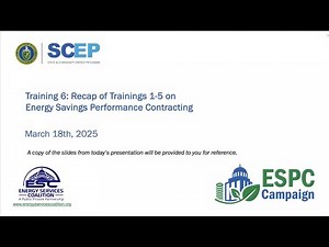Training 06: Maximize Your ESPC Success–Review and Apply Lessons Learned
