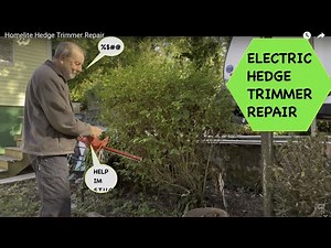 Homelite Hedge Trimmer Repair