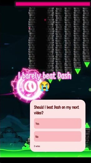 I was just trying to beat Dash and this happened...