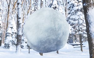 【圣诞篇】学会C4D中这两种雪的做法，圣诞海报不再发愁