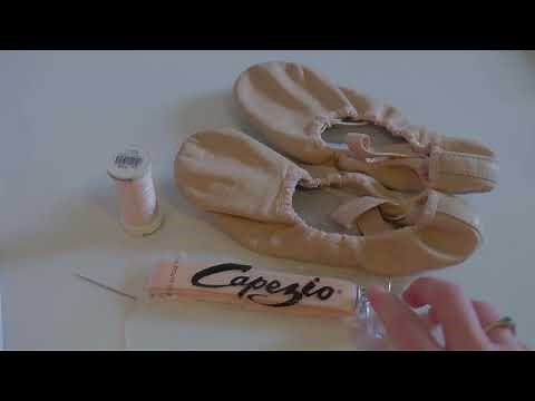 How to Sew Ribbons onto Ballet Shoes