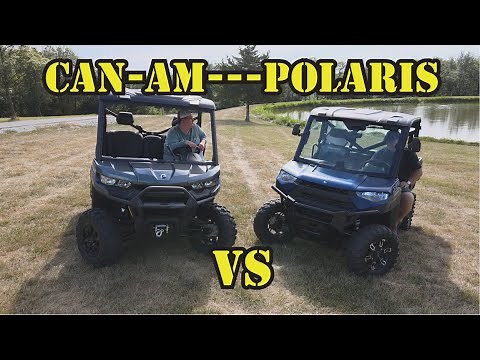 Comparing our Can-Am and Polaris side by side