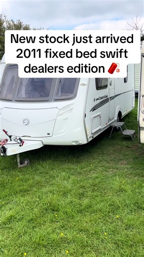 2011 lay out model swift 4 berth fixed bed Stunning condition inside & out Ready to use right away absolutely superb condition throughout If your looking for a very clean well looked after caravan then this is the one you’ve been looking for guaranteed not to disappoint Solid caravan throughout Lightweight easy to tow Viewing and collection from Taunton Somerset Priced to sell cheap So no dreamers or time wasters •Spacious End bathroom with shower & toilet area •Fridge and freezer •oven grill & 