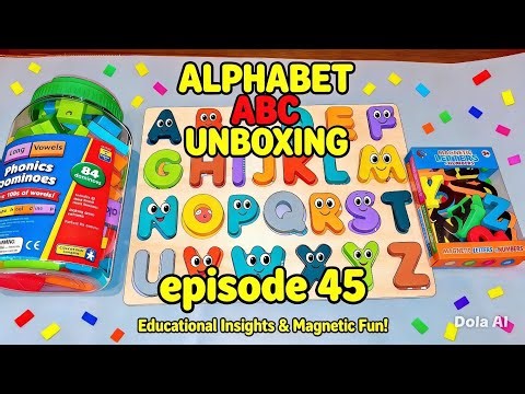 Toy asmr🧲🎎 ALPHABET ABC EPISODE 45 | ASMR Satisfying with Unboxing | Review toys
