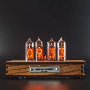 IN-14 Nixie Tube Clock: Motion Sensor, RGB Backlight, Alarm Clock, Temperature and Humidity - Etsy