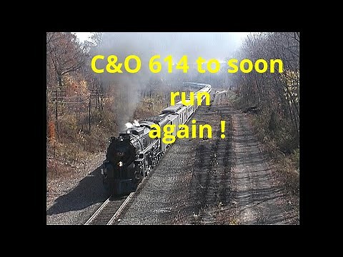 C&O 614 Will Soon Run Again ! Historic 1996 Port Jervis NY trip