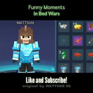 Blockman Go - BedWars FUNNY Moments #25