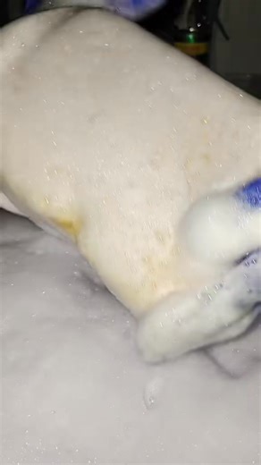 5K views · 270 reactions | Raise your hand if you love Lavender Fabuloso ‍♀️‍♀️ Re-uploading because something happened to the sound on the other video  #oddlysatisfyingvideo #Lavender #oddlysatisfying #asmrsounds #Squeezing | Awm Vang | Facebook