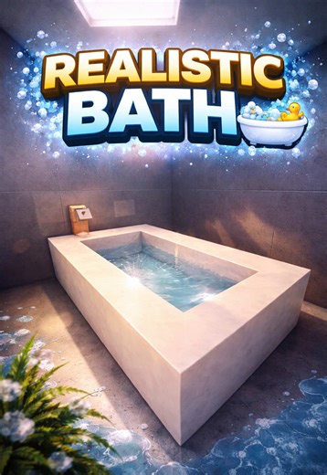 MINECRAFT Realistic Bath 🛁 #minecraft #minecraftbuilding #minecraftbuildingidea #minecrafttiktok