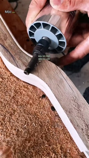 Perfectly Smooth Curved Edge Routing 🌊 || Mộc GO DND #wood #tools