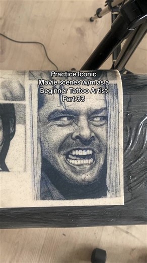 Beginner Tattoo Artist: The Shining Scene Inspiration